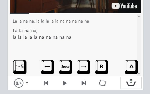 Shortcuts for Superfan  from Chrome web store to be run with OffiDocs Chromium online