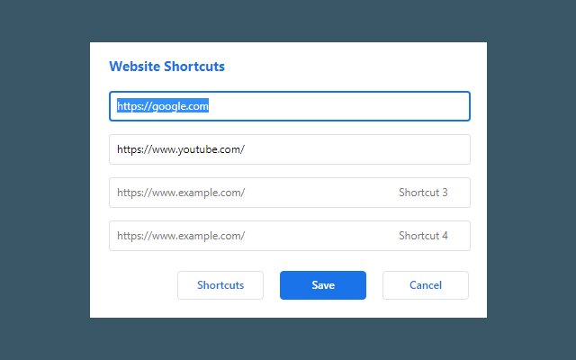 Atalhos para sites da Chrome Web Store para serem executados com o OffiDocs Chromium online