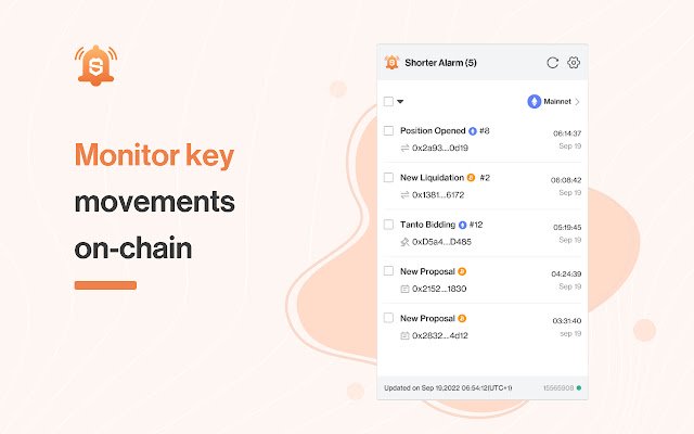 ShorterAlarm  from Chrome web store to be run with OffiDocs Chromium online