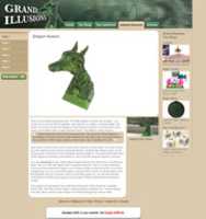 Free download Screenshot of Grand Illusions - Optical Illusions - Dragon Illusion free photo or picture to be edited with GIMP online image editor