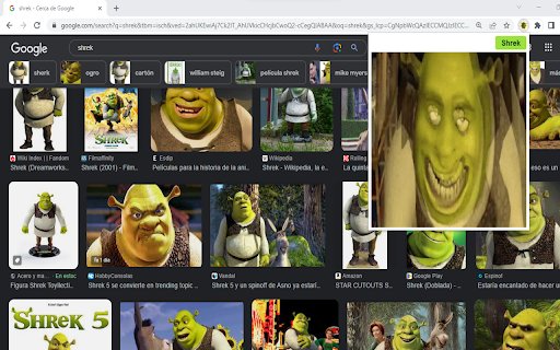 Shrek Gifs  from Chrome web store to be run with OffiDocs Chromium online