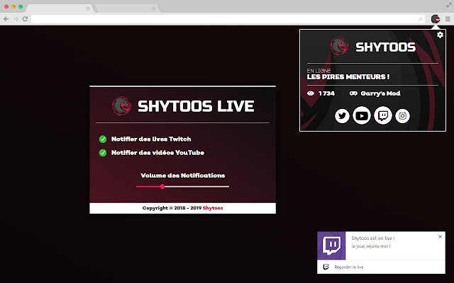 Shytoos Live vanuit de Chrome-webwinkel voor gebruik met OffiDocs Chromium online