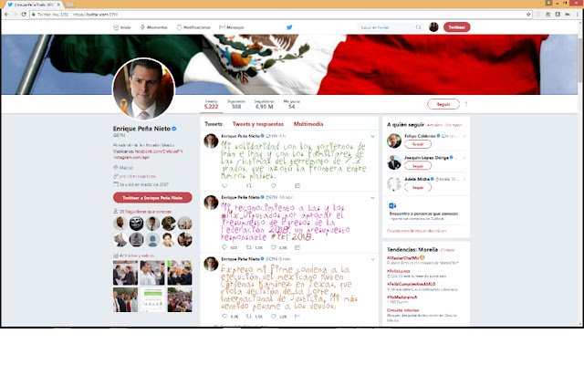 Si EPN tuviera 1 año, no menos, como 5  from Chrome web store to be run with OffiDocs Chromium online