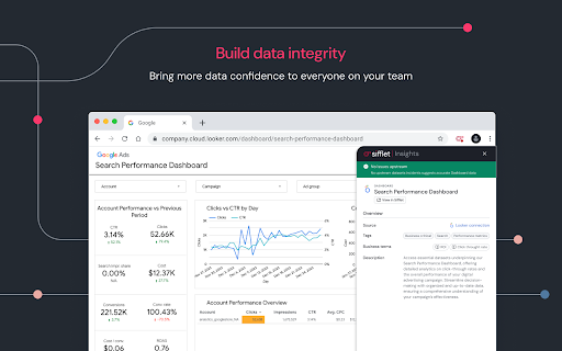 Sifflet Insights  from Chrome web store to be run with OffiDocs Chromium online