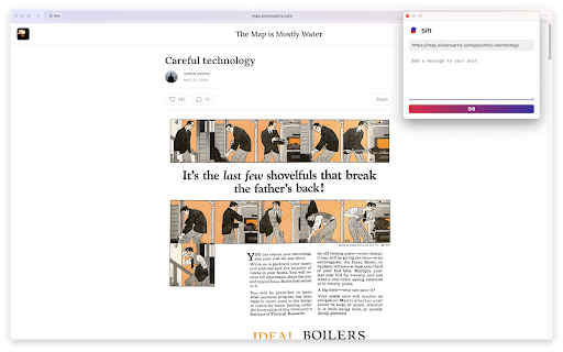 Sift  from Chrome web store to be run with OffiDocs Chromium online