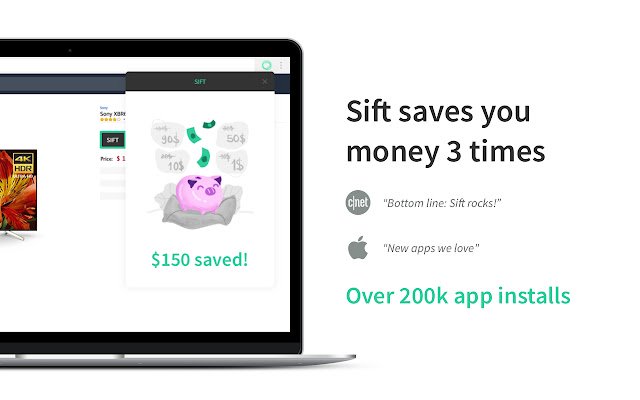 SIFT Automatic Money Back  from Chrome web store to be run with OffiDocs Chromium online