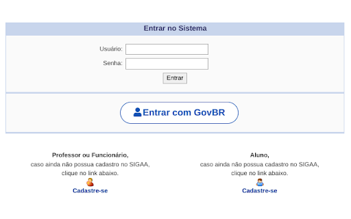 SIGAA Mobile  from Chrome web store to be run with OffiDocs Chromium online