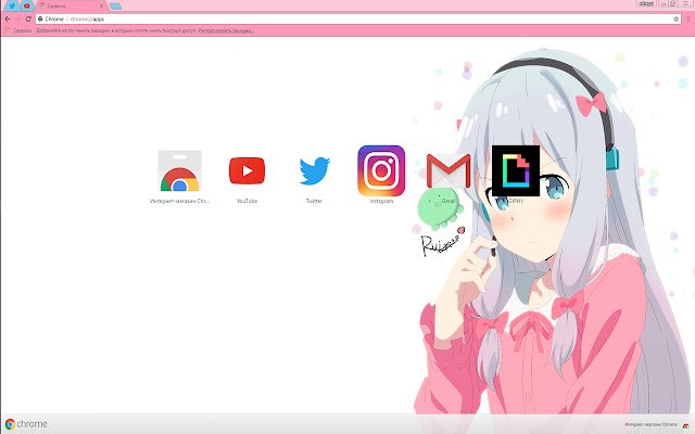 Sigiri Xem Anime Eromanga Sensei Theme 2017 uit de Chrome-webwinkel voor gebruik met OffiDocs Chromium online