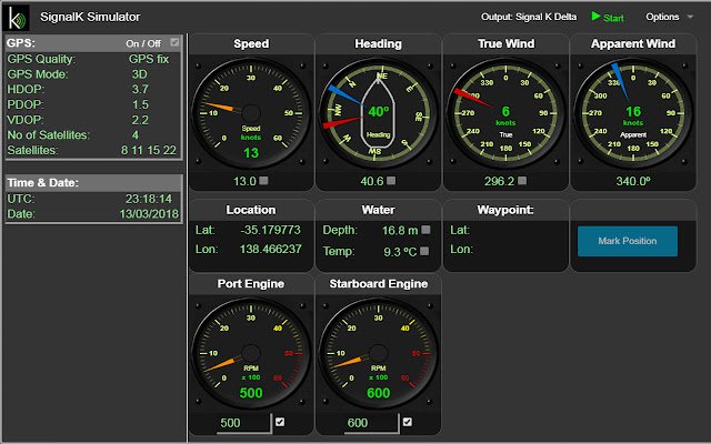 Симулятор SignalK із веб-магазину Chrome, який можна запускати з OffiDocs Chromium онлайн