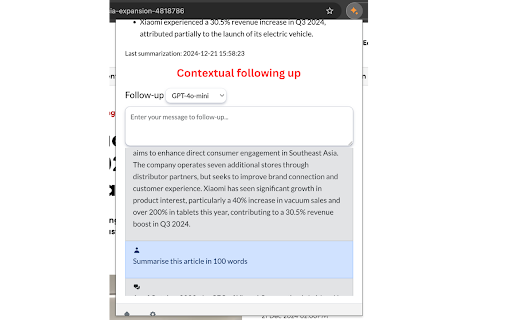 SimparizeAI  from Chrome web store to be run with OffiDocs Chromium online