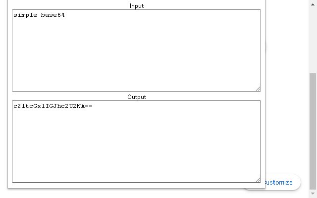 Eenvoudige Base64 uit de Chrome-webwinkel om te worden uitgevoerd met OffiDocs Chromium online