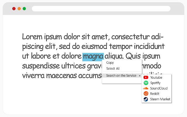 การค้นหาบริบทอย่างง่ายจาก Chrome เว็บสโตร์ที่จะเรียกใช้ด้วย OffiDocs Chromium ออนไลน์