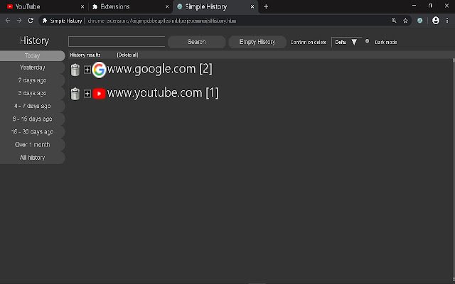 Sejarah Ringkas daripada kedai web Chrome untuk dijalankan dengan OffiDocs Chromium dalam talian