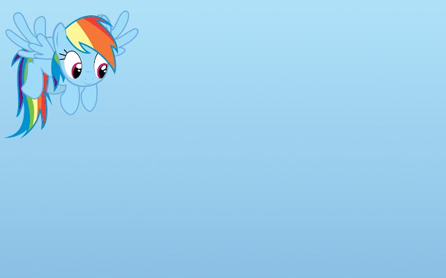 Prosty Rainbow Dash ze sklepu internetowego Chrome do uruchomienia z OffiDocs Chromium online