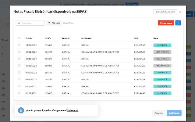 SimplesCTe de la tienda web de Chrome se ejecutará con OffiDocs Chromium en línea