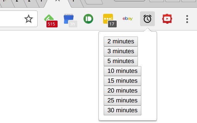 ساعة توقيت بسيطة من متجر Chrome الإلكتروني ليتم تشغيلها باستخدام OffiDocs Chromium عبر الإنترنت