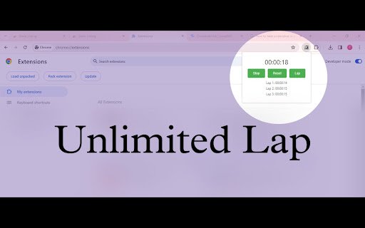 Simple Stopwatch  from Chrome web store to be run with OffiDocs Chromium online