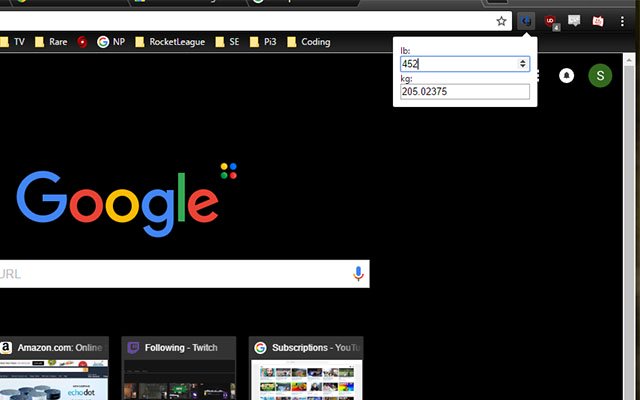 Simple Weight Converter Pound and Kilogram  from Chrome web store to be run with OffiDocs Chromium online