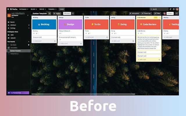 SimplifiedTrello  from Chrome web store to be run with OffiDocs Chromium online
