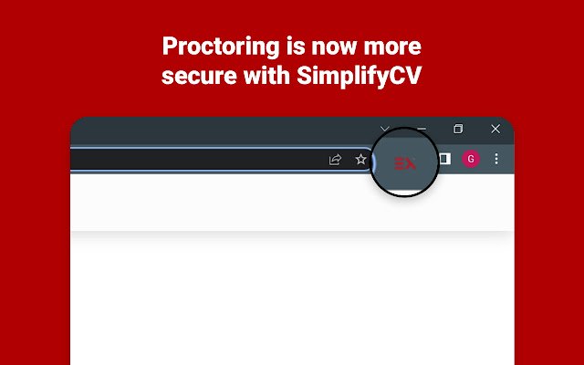 SimplifyCV Proctoring  from Chrome web store to be run with OffiDocs Chromium online
