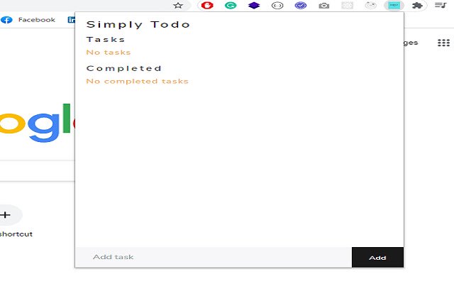 Simply Todo  from Chrome web store to be run with OffiDocs Chromium online