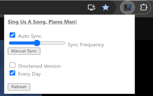 Sing Us A Song, Piano Man!  from Chrome web store to be run with OffiDocs Chromium online