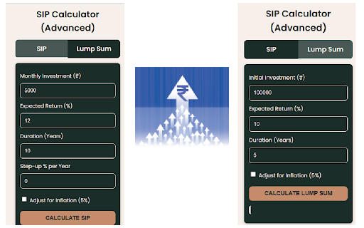 SIP Calculator (Advanced)  from Chrome web store to be run with OffiDocs Chromium online