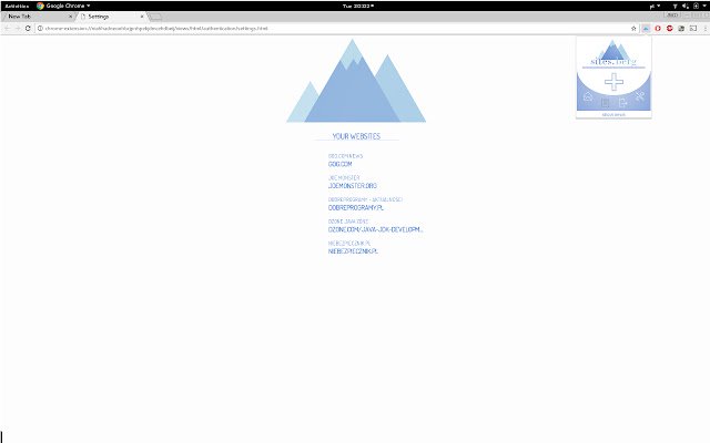 sites.berg din magazinul web Chrome urmează să fie rulat cu OffiDocs Chromium online