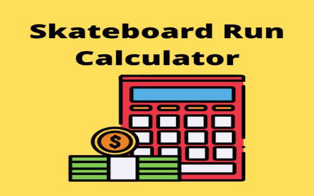 SkateboardRun Calculator من متجر Chrome الإلكتروني ليتم تشغيله باستخدام OffiDocs Chromium عبر الإنترنت
