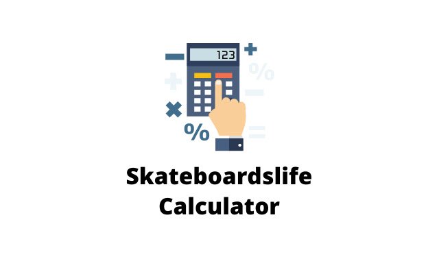 Calculadora de skateboardslife de Chrome web store para ejecutarse con OffiDocs Chromium en línea