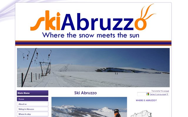 Ski Abruzzo da Chrome Web Store será executado com OffiDocs Chromium online