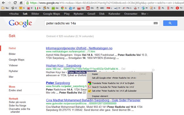 Søk i Gulesider Norge از فروشگاه وب Chrome با OffiDocs Chromium به صورت آنلاین اجرا می شود