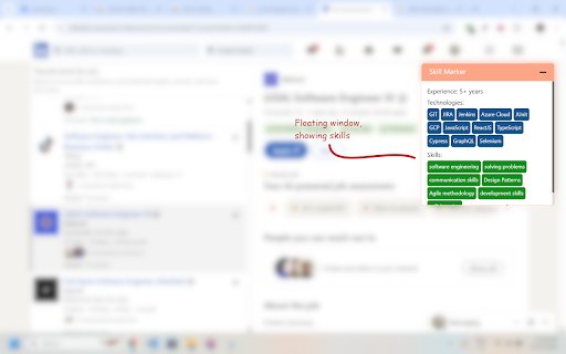 Skill Marker  from Chrome web store to be run with OffiDocs Chromium online