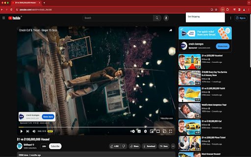 skipAway  from Chrome web store to be run with OffiDocs Chromium online