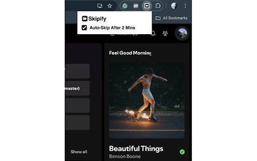 Skipify  from Chrome web store to be run with OffiDocs Chromium online