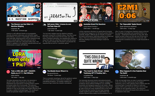 SkipIt | YouTube Summarizer  from Chrome web store to be run with OffiDocs Chromium online