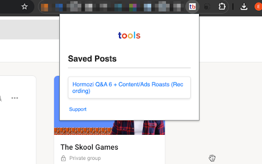 Skool Toolbox  from Chrome web store to be run with OffiDocs Chromium online