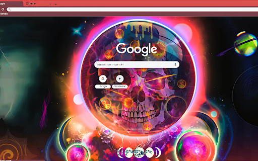Skull Globe  from Chrome web store to be run with OffiDocs Chromium online