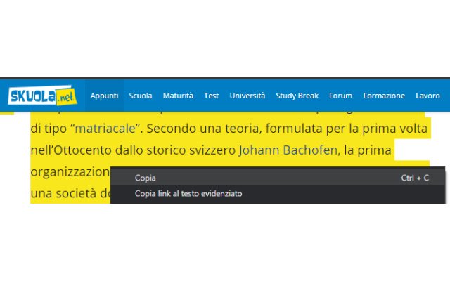 Skuola.net CopiaIncolla da Chrome Web Store para ser executado com OffiDocs Chromium online