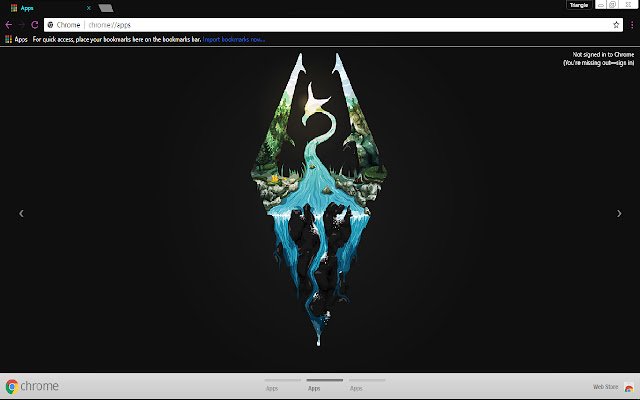 Skyrim 1366x768 ze sklepu internetowego Chrome do uruchomienia z OffiDocs Chromium online