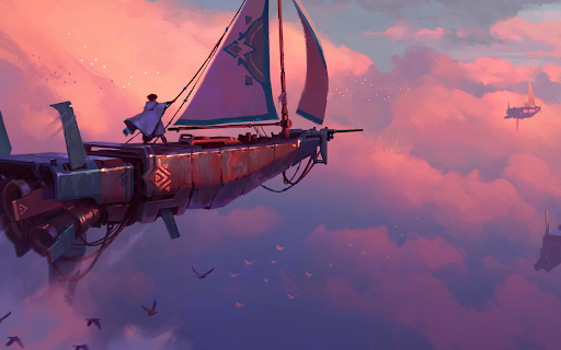 Sky Ship Dawn  from Chrome web store to be run with OffiDocs Chromium online