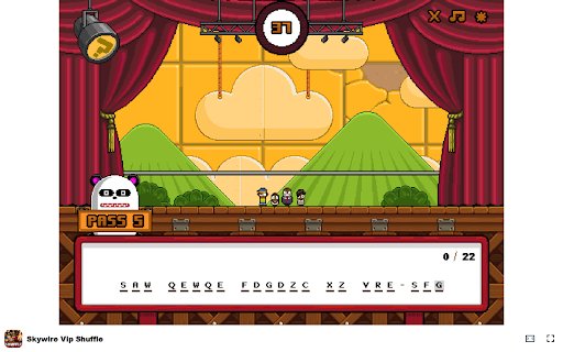 Skywire VIP Shuffle Game Solve Celebrity Riddles with Visual Clues!  from Chrome web store to be run with OffiDocs Chromium online