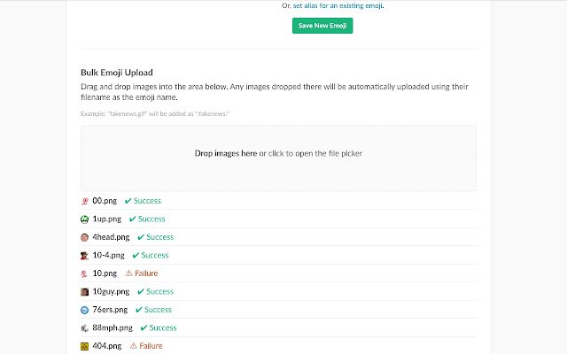 Slack Emoji Manager  from Chrome web store to be run with OffiDocs Chromium online