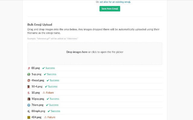 Slack Emoji Manager mula sa Chrome web store na tatakbo sa OffiDocs Chromium online