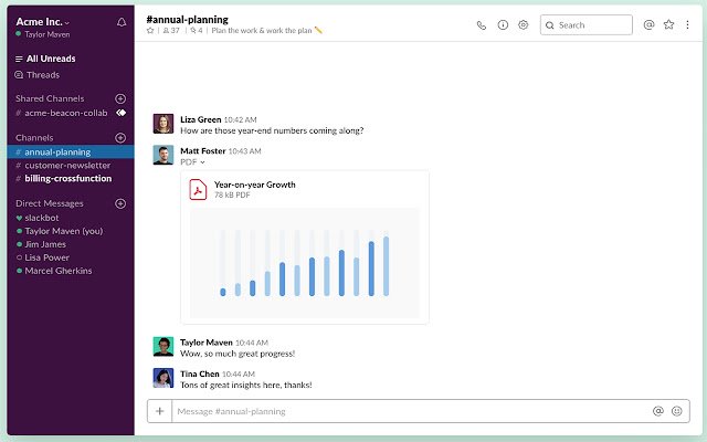 Slack Hide Typing  from Chrome web store to be run with OffiDocs Chromium online