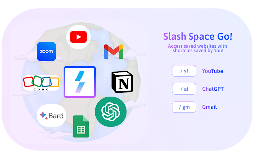 Slash Space Go  from Chrome web store to be run with OffiDocs Chromium online