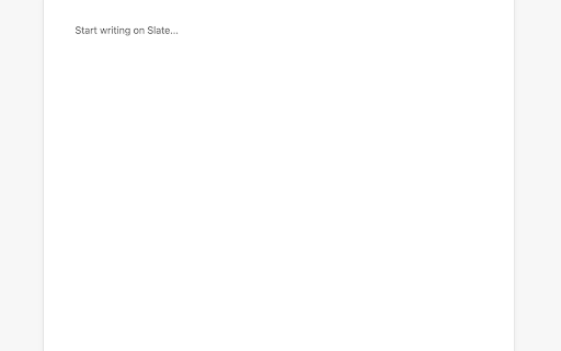 Slate  from Chrome web store to be run with OffiDocs Chromium online