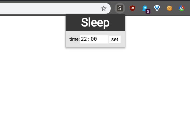 sleep  from Chrome web store to be run with OffiDocs Chromium online