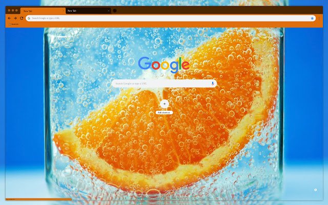 Slice of orange  from Chrome web store to be run with OffiDocs Chromium online