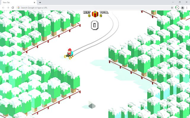 Trò chơi trượt ông già Noel từ cửa hàng Chrome trực tuyến sẽ chạy bằng OffiDocs Chrome trực tuyến